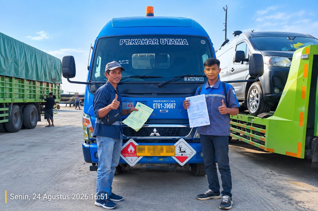 Dokumentasi Kirim Mobil Jakarta ke Pekanbaru NussaTrans